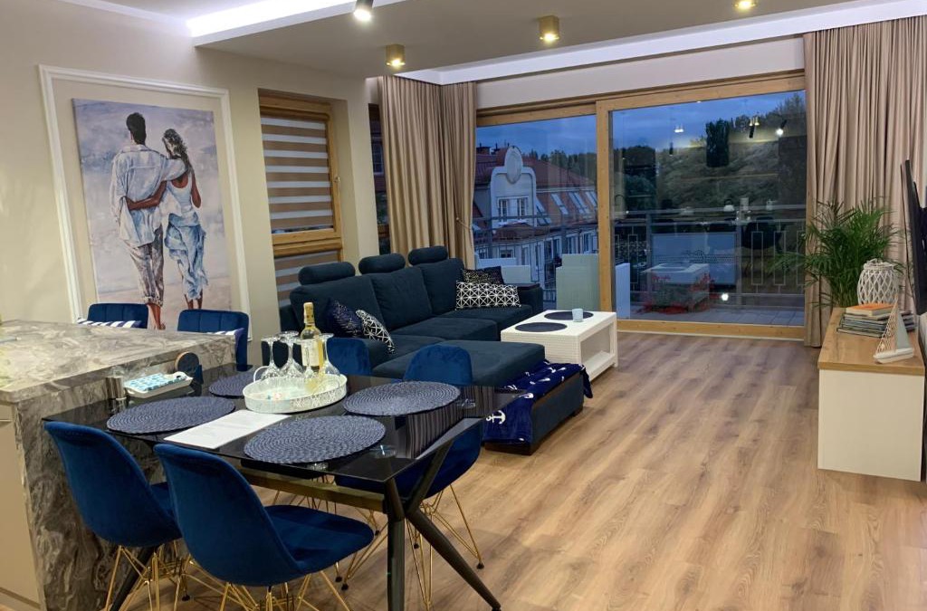 Elk Apartment | Marina Blue-Apartament przy promenadzie