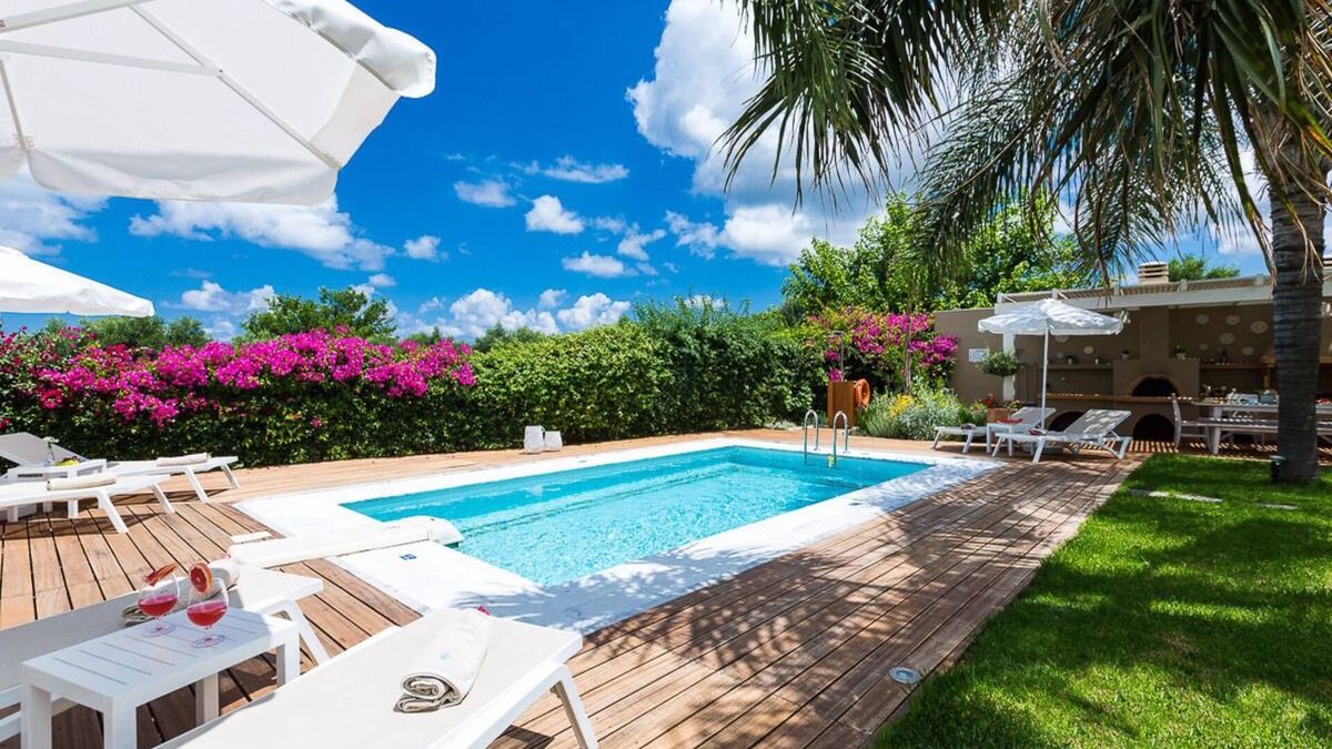 Rethymno Villa | Marina Villa, Pool, Playground & Close to Beach