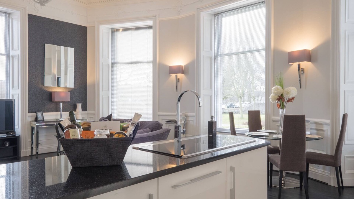 Central Aberdeen Apartment | Marks At The Manor Luxury Riverside Apartments - Sleeps up to 4, with Parking and Sky TV