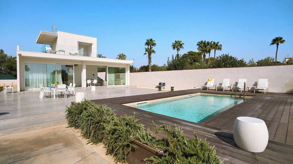 Sicily South Coast Villa | Mary's Sister Villa, modern style in front the sea. Just a unique place!