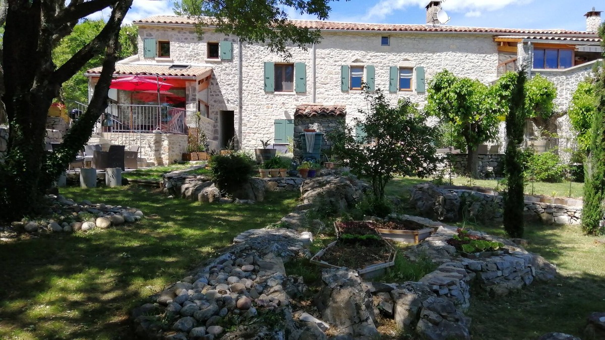 Les Vans House | Mas Gricoco - private veranda, garden, pool and jacuzzi