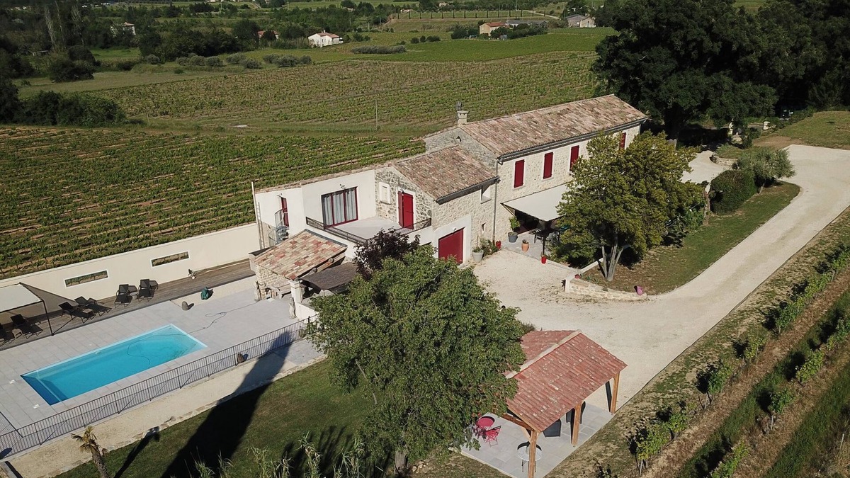 Saint-Julien-de-Peyrolas House | Mas private fenced pool, 5 min Gorges Ardèche, CLIM, WIFI, quiet.