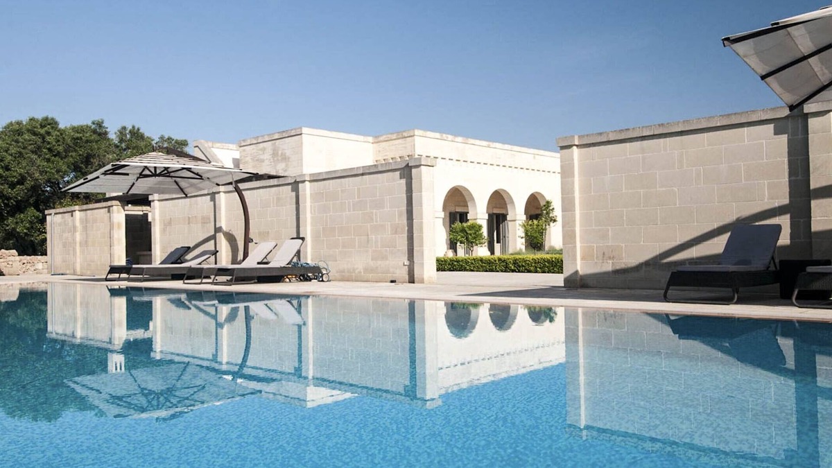 Carpignano Salentino House | Masseria Olivina - Luxury Villa with Trullo - Pool side