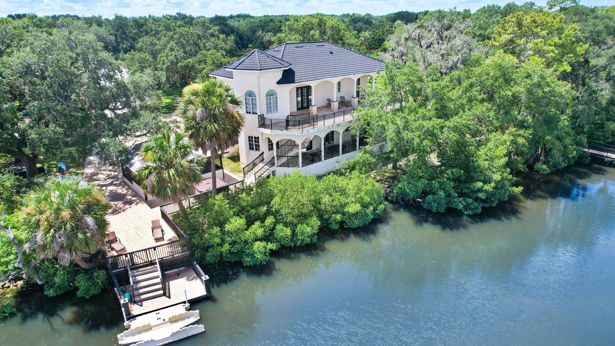 Greater Palm River Point CDC House | Massive waterfront Villa (Gated)