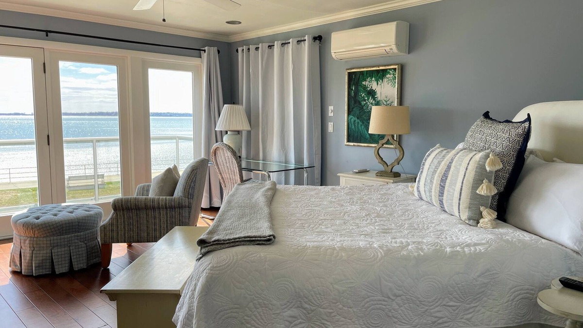 Prides Crossing House | Master Suite with magnificent views of the ocean