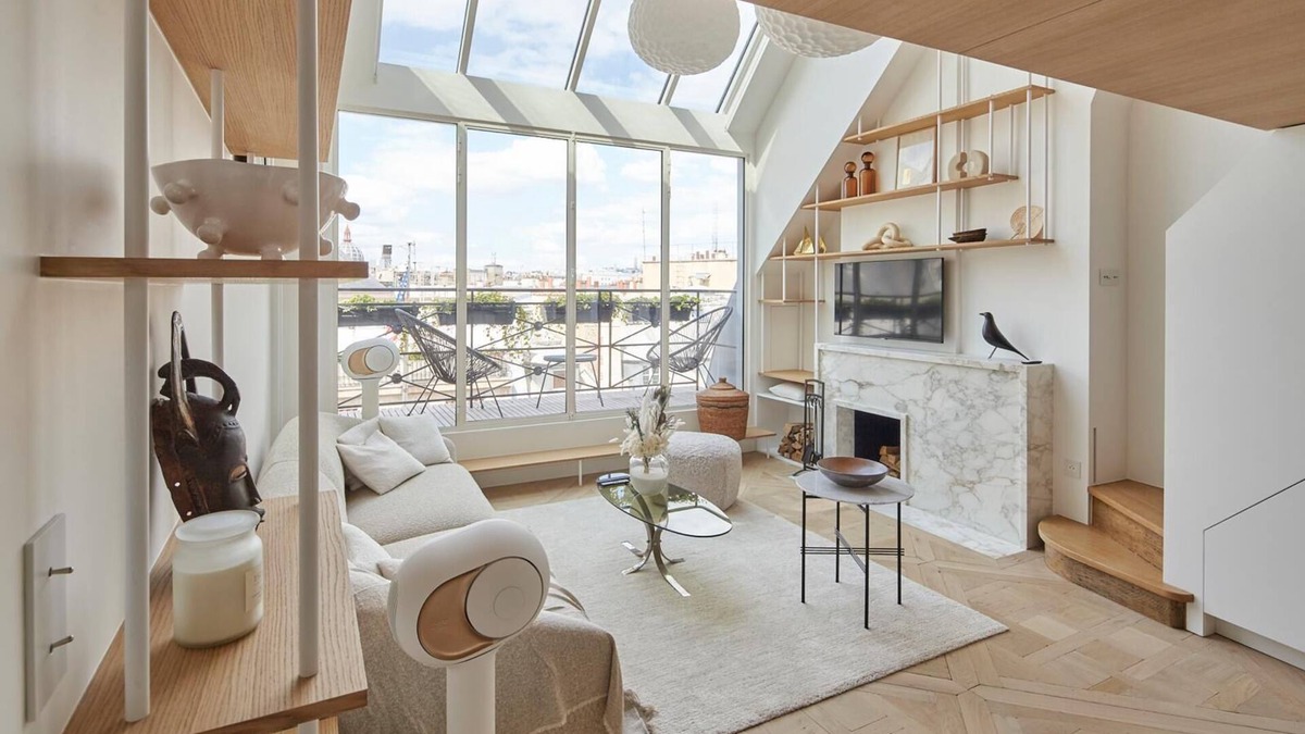 Madeleine Apartment | Masterpiece loft Eiffel Tower view in enchanting Paris