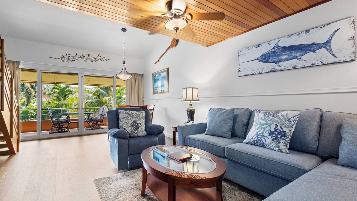 Kaanapali Condo | Maui Ka’anapali Villas #C258: One bedroom, one and a half bath loft with a garde