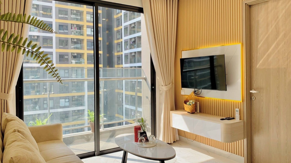District 9 Apartment | [May House] Solari 2BR apartment opposite Vincom Mega Mall