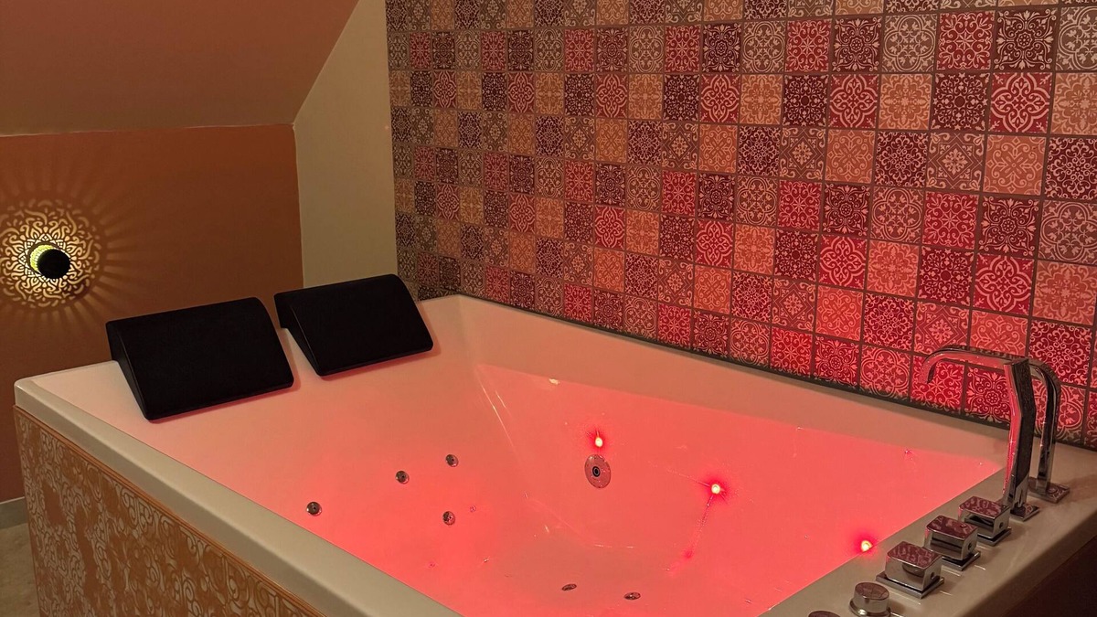 Sens House | Medieval-themed accommodation; restored mansion with whirlpool bath