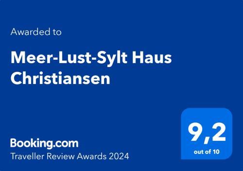 Westerland Apartment | Meer-Lust-Sylt Haus Christiansen