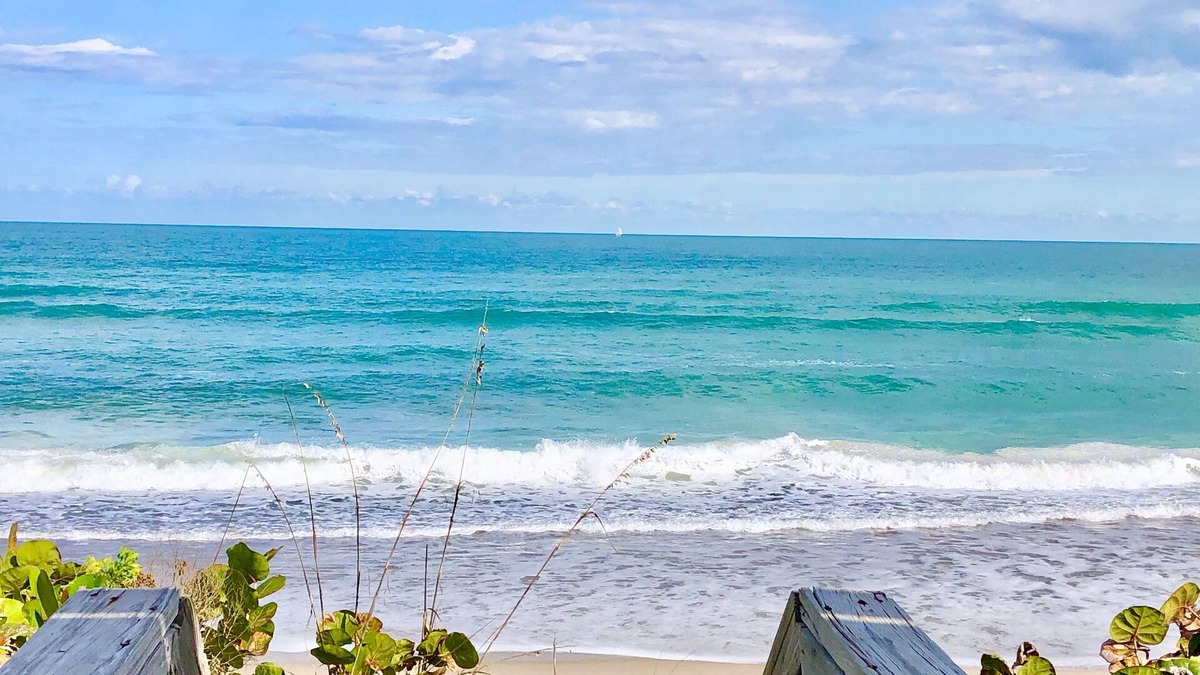 Melbourne Beach Condo | Melbourne Beach Beachfront, Oceanfront with a nearly secluded Beach Unit A