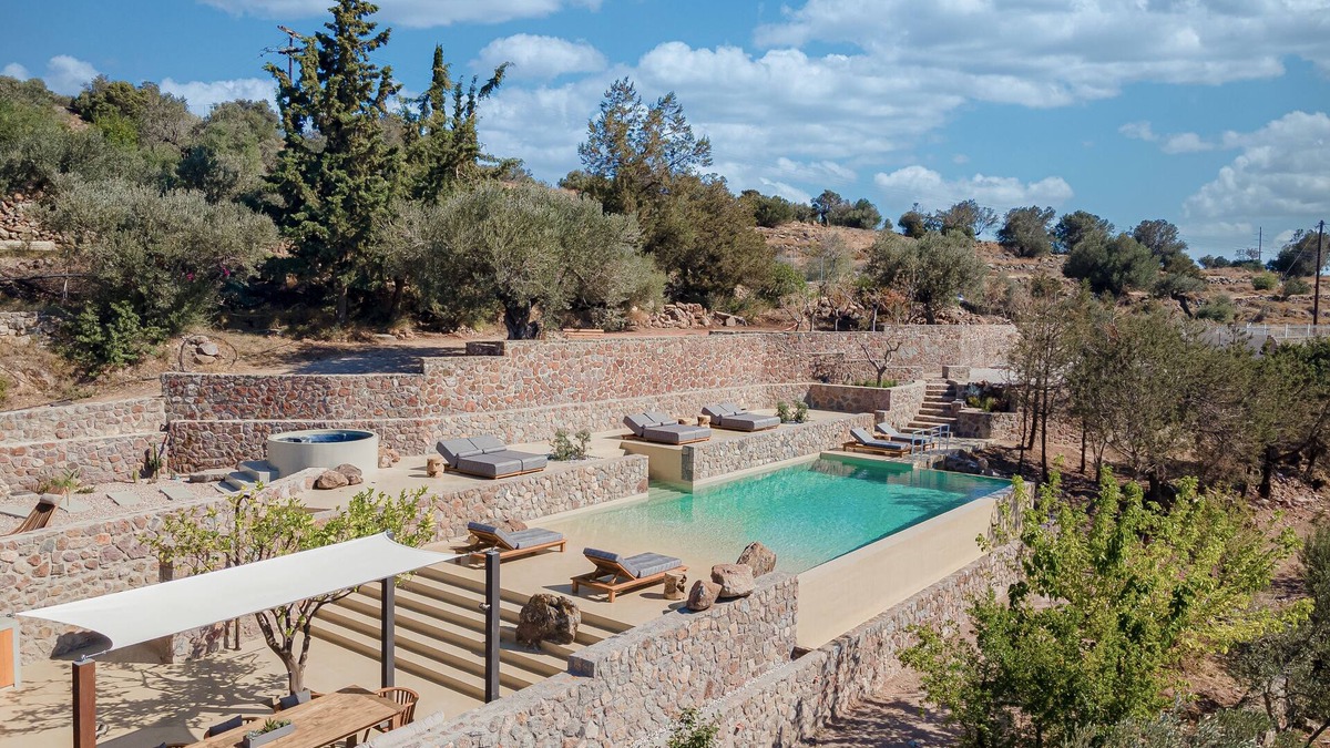 Kontos Villa | Melitta Villa, with Astonishing View, 6 Bedrooms & 6 Bathrooms.