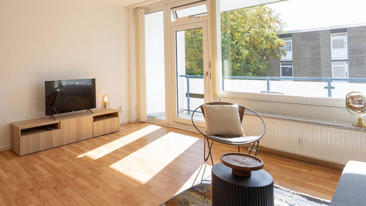 Erkrath Apartment | Met01 - Monteurwohnung mit Balkon in Erkrath-hochdahl, 70 qm, 2 Schlafzimmer, 1 Wohnzimmer, Max. 4 Personen