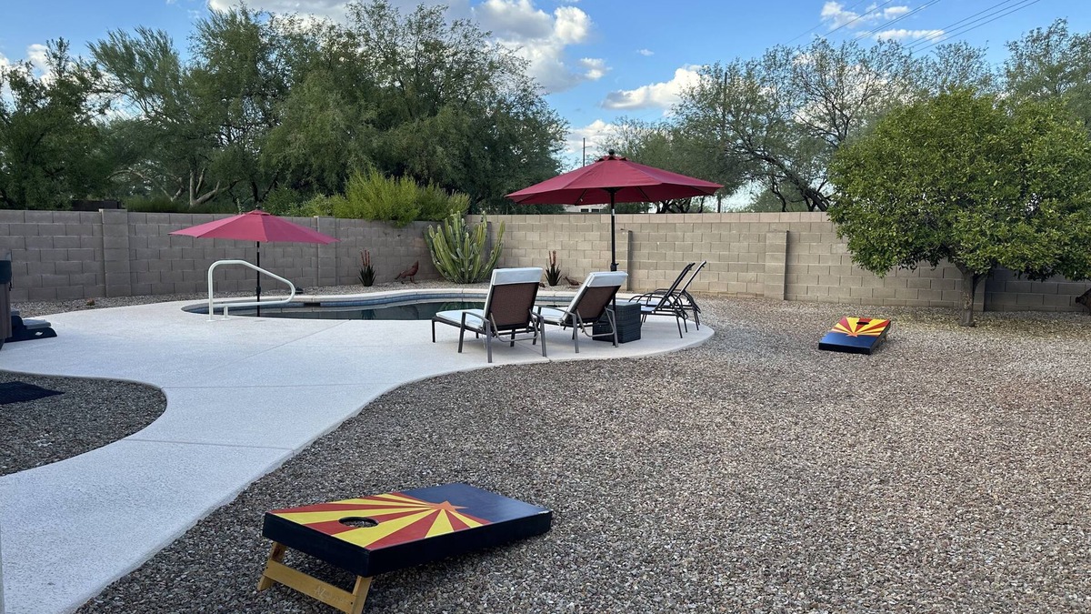 The Bluffs House | Mexican Sage is truly your Tucson oasis. 3 BR, 2 BA, private pool & hot tub.