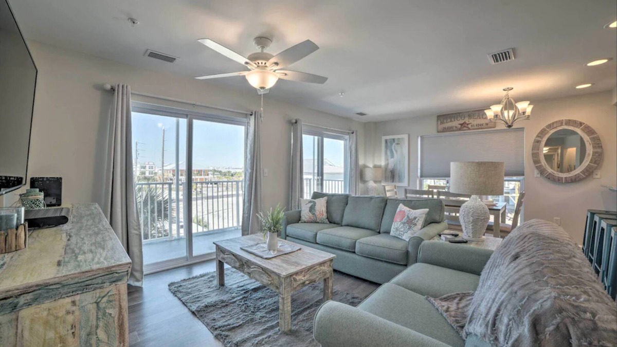 Mexico Beach Condo | Mexico Beach Condo steps from the beach! ~Snowbird Rates Available~