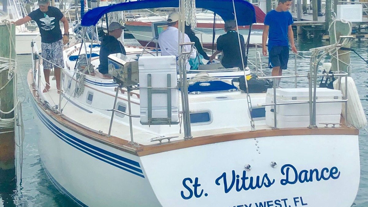 Historic Seaport Boat Rental | Miami Vice Sailboat Used For TV Series with 2 Hour Sandbar Motor Boat Trip