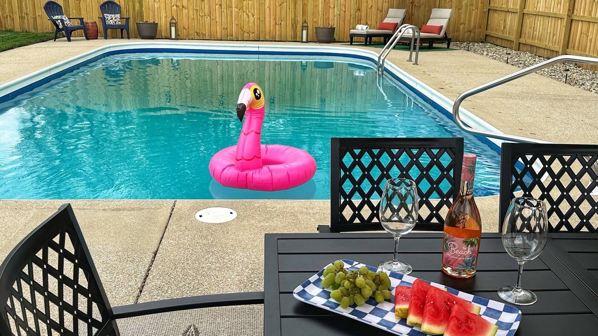 South Bend House | Michiana Poolside Getaway - Close to ND, Michigan beaches, wineries, and casinos