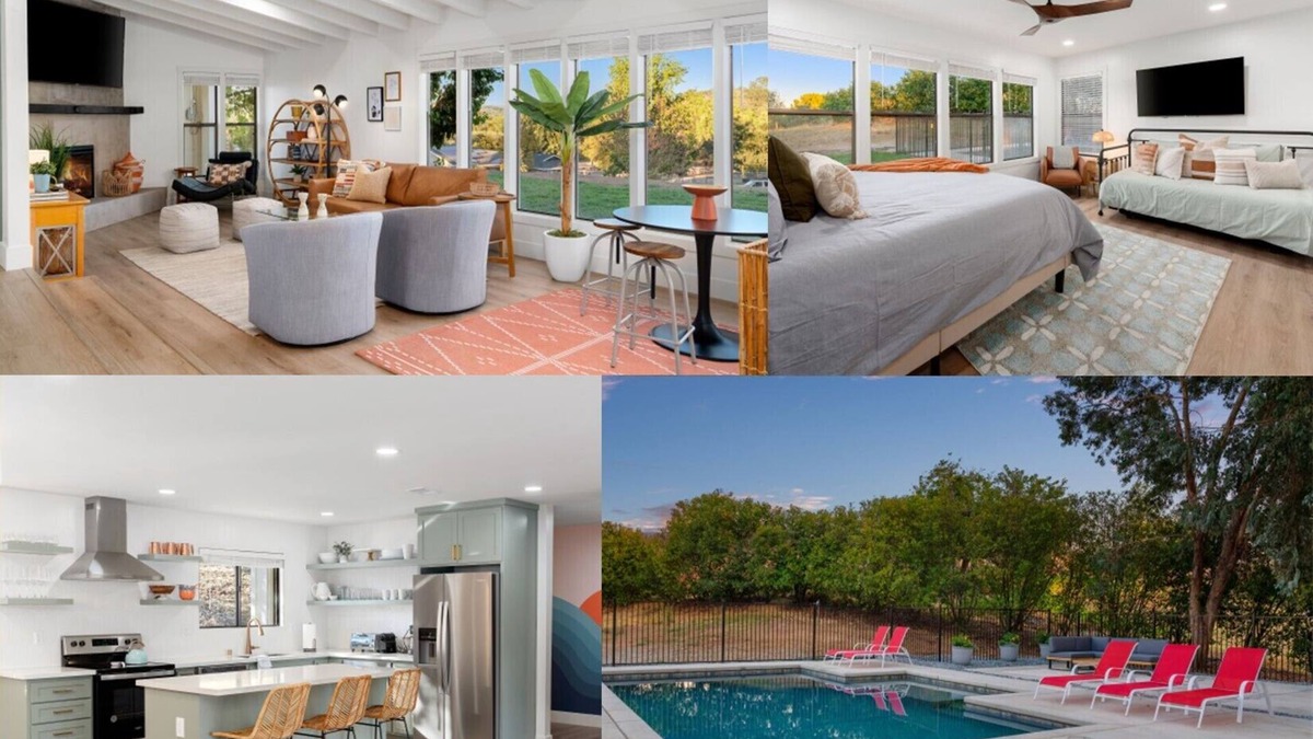 Loomis House | Mid Century Modern Escape 4 Br w/Pool - 1.7 acres