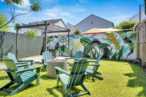 Treme House | Mid-city Oasis Private Fire Pit Retreat