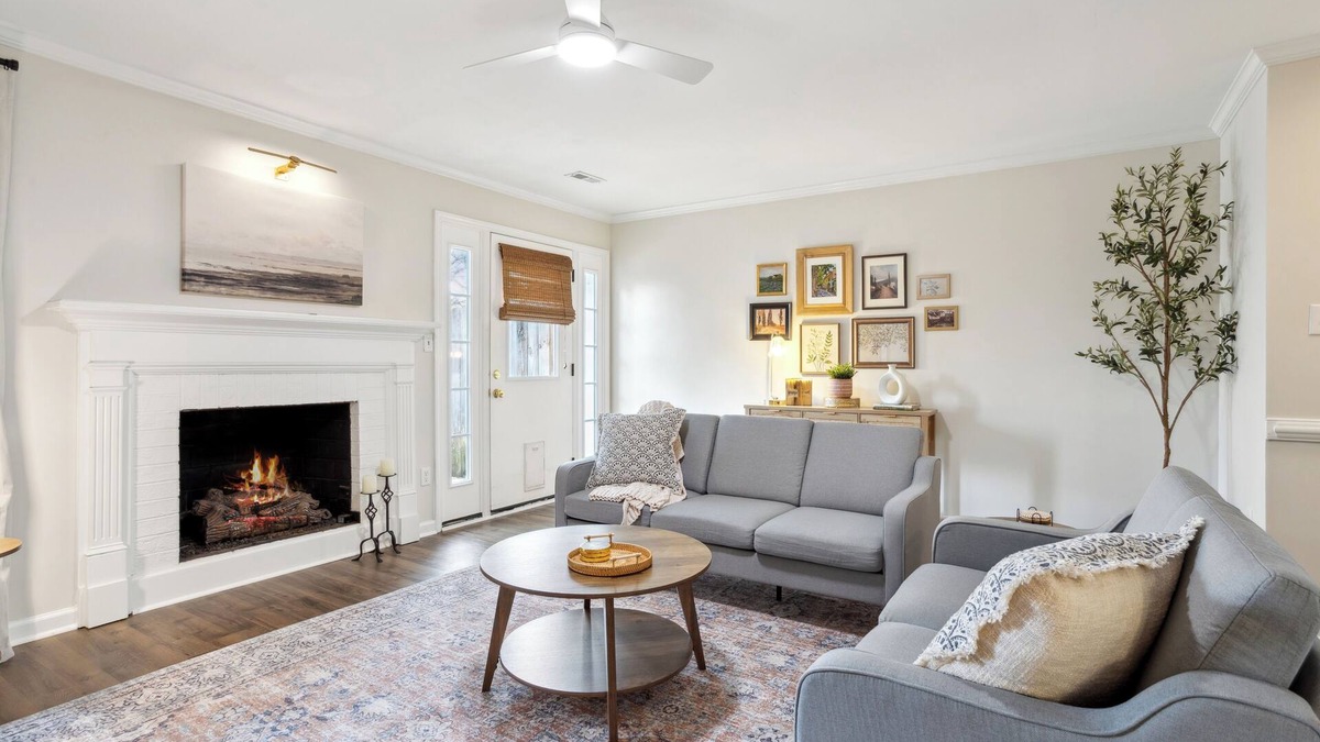 Central Newport News House | Mid-Term Rental; Charming 2-bedroom townhome in tranquil Newport News