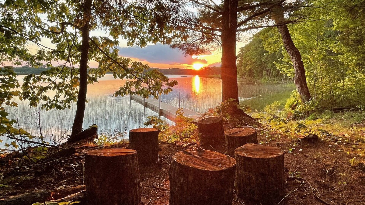 Waldoboro Cottage | Midcoast Maine Lakefront Cottage in the Woods