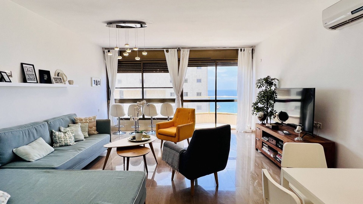 Netanya Apartment | MIKLAT Elegant Apt with Balcony & Sea View by FeelHome