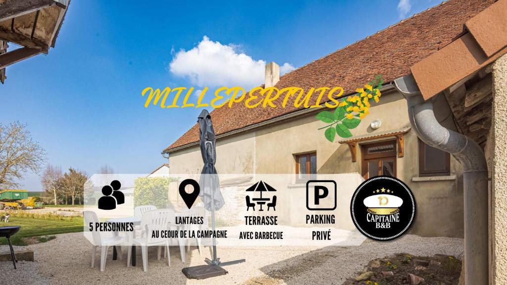 Lantages Apartment | Millepertuis - Maison de ferme - 5 pers