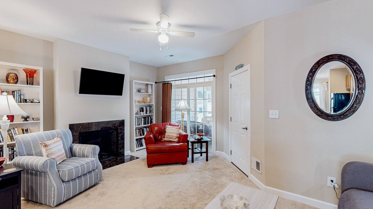 Millville House | Millville by the Sea three-story home with resort amenities & screened patio