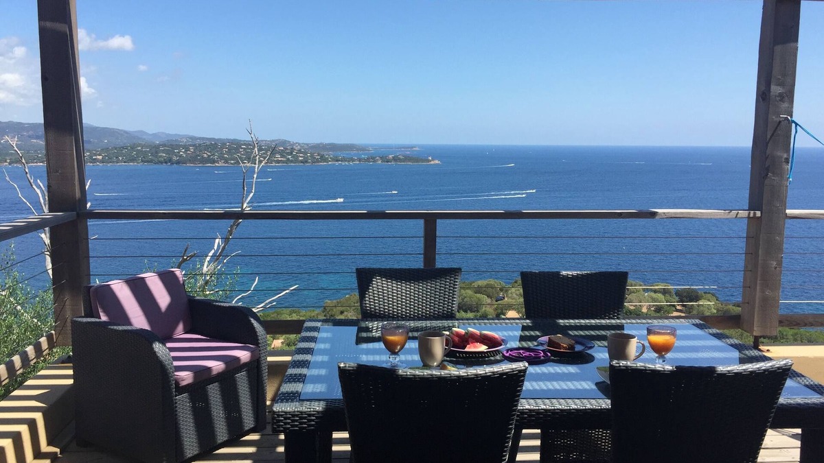 Porto-Vecchio Villa | Mini-villa VUE MER Panoramique 180°, À 5 Minutes DE LA Plage