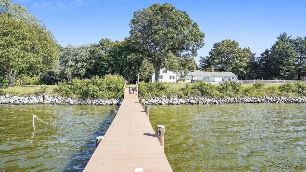 Easton House | Minutes from Downtown Easton and St. Michaels | Pool | Private Dock