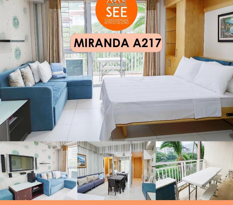 Nasugbu Apartment | Miranda 217A at Pico de Loro Beach and Country Club by SEE Condominiums