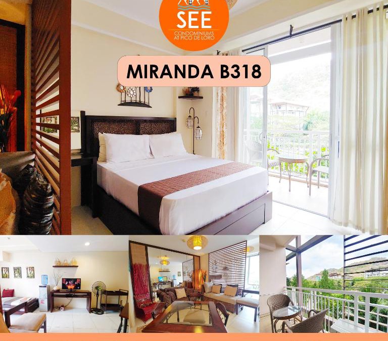 Nasugbu Apartment | Miranda 318B at Pico de Loro Beach and Country Club by SEE Condominiums