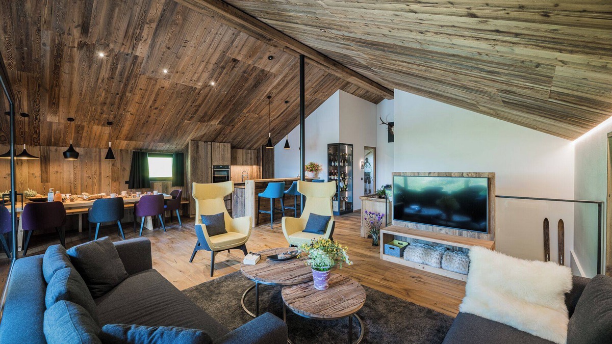 St. Valentin auf der Haide Ski Chalet | Modern Holiday Apartment Chalet Ortles with Mountain View and Wi-Fi