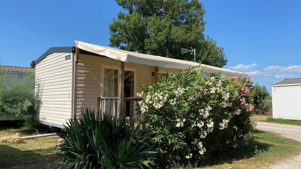 Villeneuve-les-Maguelone House | Mobil-home Riviera flower, 4pers 2ch, at Camping de l'Arnel