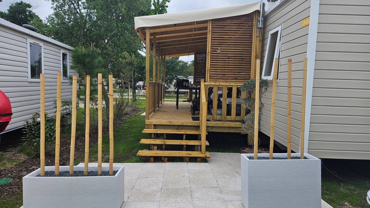 Lege-Cap-Ferret House | Mobil home 4/6 persons camping 4 stars "Les Viviers lège" cap ferret