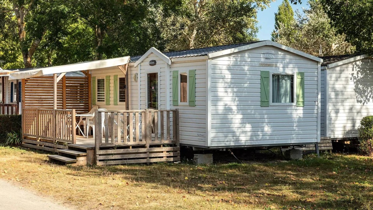 Villereal House | Mobile home - Aufgedeckte Terrasse