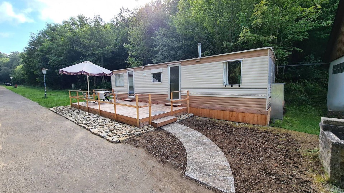 Bad Mergentheim Apartment | Mobile home Pionier, 2 bedrooms, terrace, max. 2 adults and 2 children