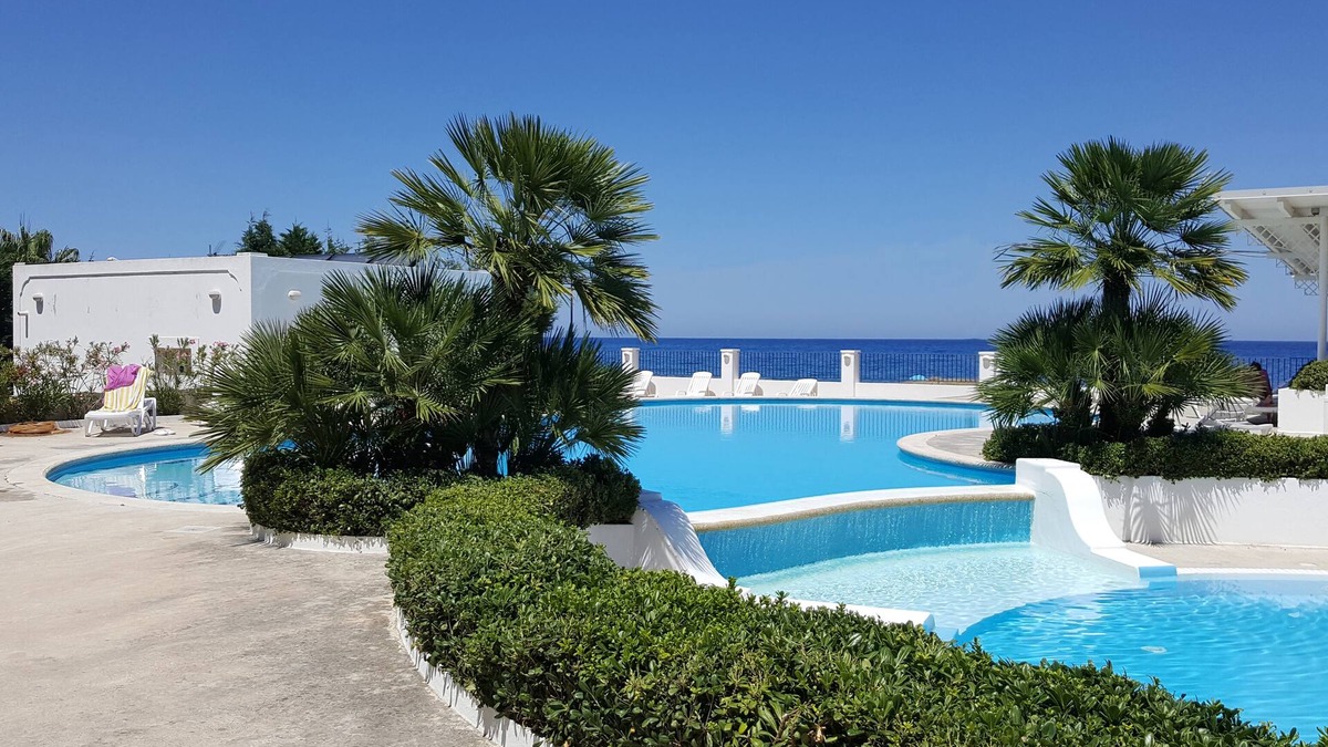 San Giorgio Resort | Mobile home with its own terrace, sea view, pool, beach and much more