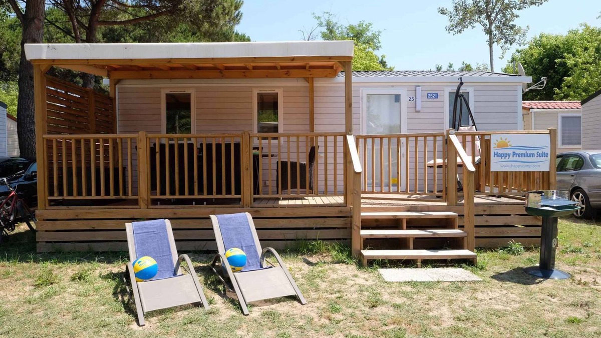 Gralaoni-Pralesi-Cisano House | Mobilehome mit Terrasse und Klimaanlage