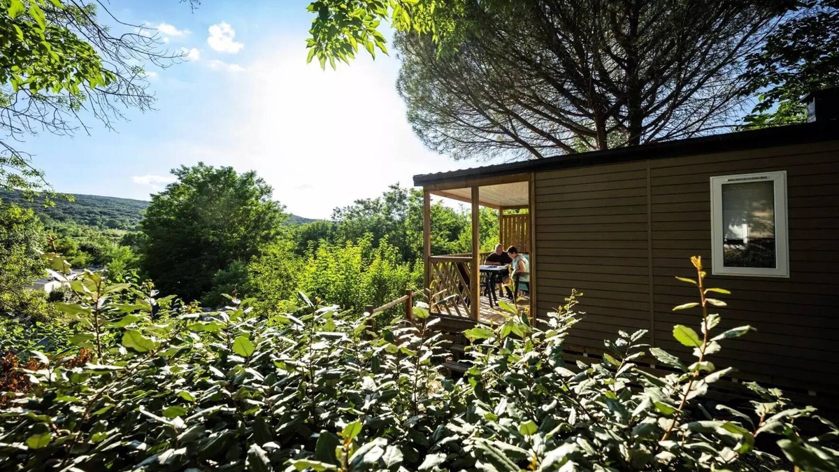 Goudargues House | Mobilheim 2 Schlafzimmer Loggia Bay Comfort 25m2 Klimaanlage 4 Personen