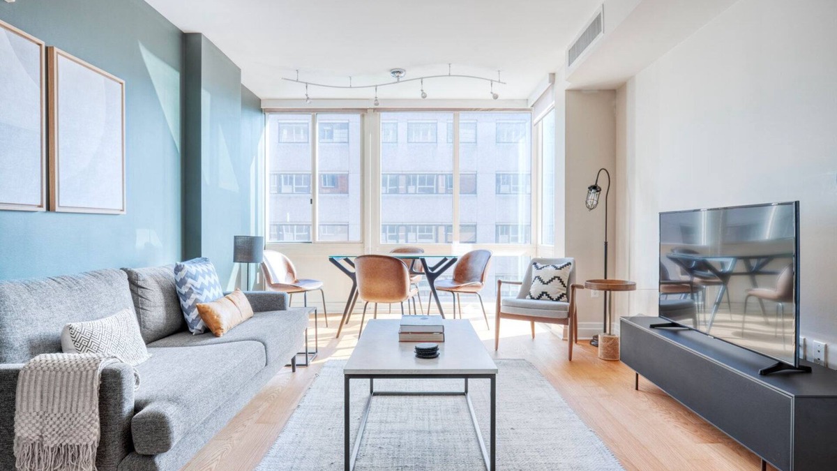 Foggy Bottom Apartment | Mod Foggy Bottom 1BR w/Gym, Pool, nr. Rock Creek Park, by Blueground