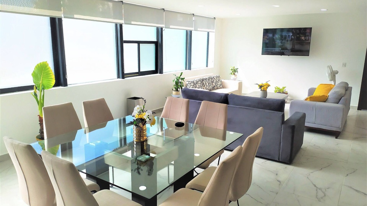 Puebla Apartment | Moderno Departamento en Cholula, Puebla. Ideal Para Familias o Para Trabajo