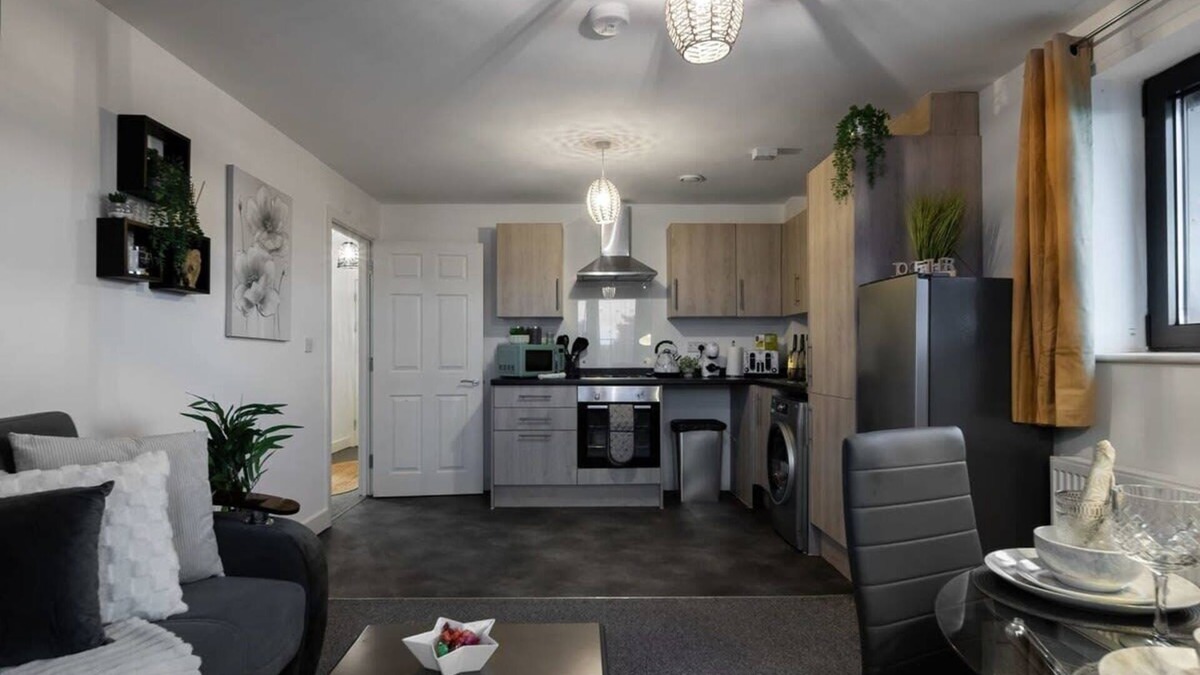 George Green Apartment | Modern 1Bed Apartment Free Parking