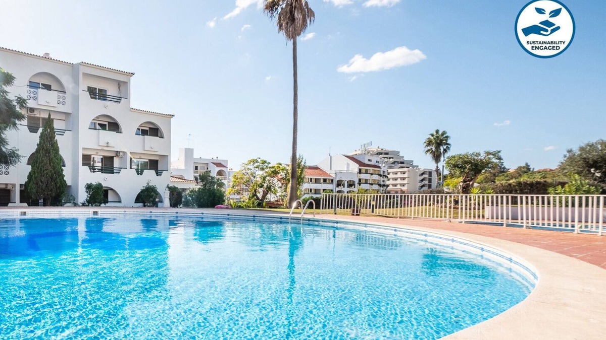 Areias de Sao Joao Apartment | Modern 1BR w/Pool & A/C Near the Beach