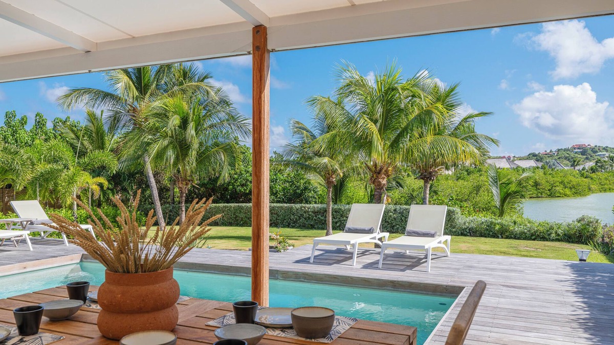 Anse du Grand Cul-de-Sac Villa | Modern 2 bedroom Villa, private heated pool, Couple & family friendly