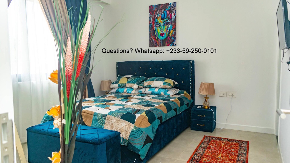 Dzorwulu Apartment | Modern 2 Bedroom APT w Pool Gym, 24 7 Security - Opposite Kozo, Clan 7