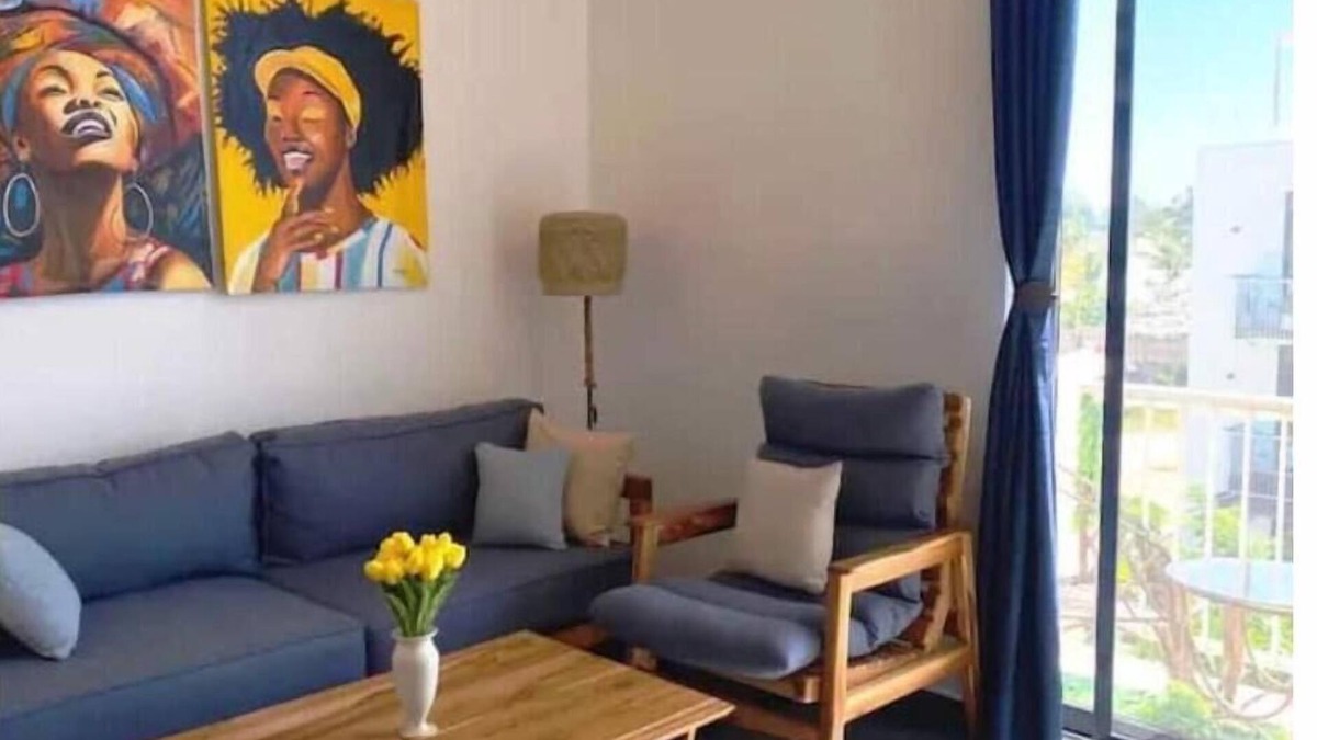 Bwejuu Beach Apartment | Modern 2-bedroom flat with pool & balcony near beach, a digital nomad's favorite