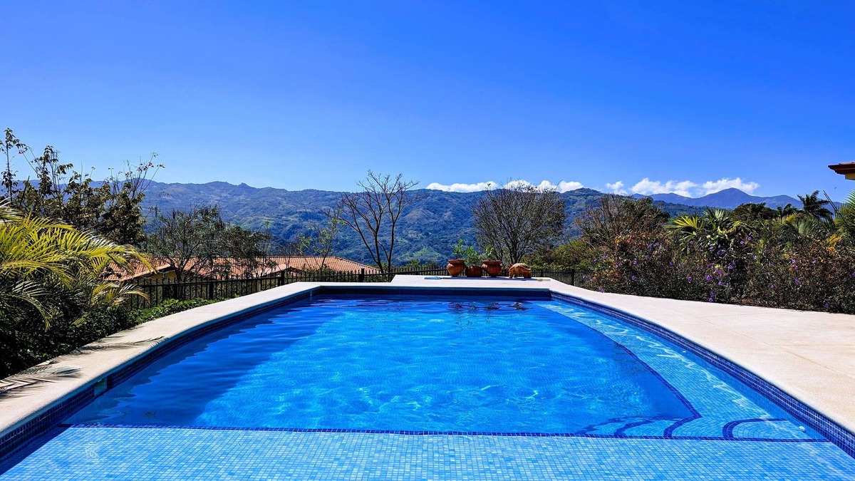 Escobal House | Modern 2-Bedroom Mountain Retreat, Stunning Views, Saltwater Pool