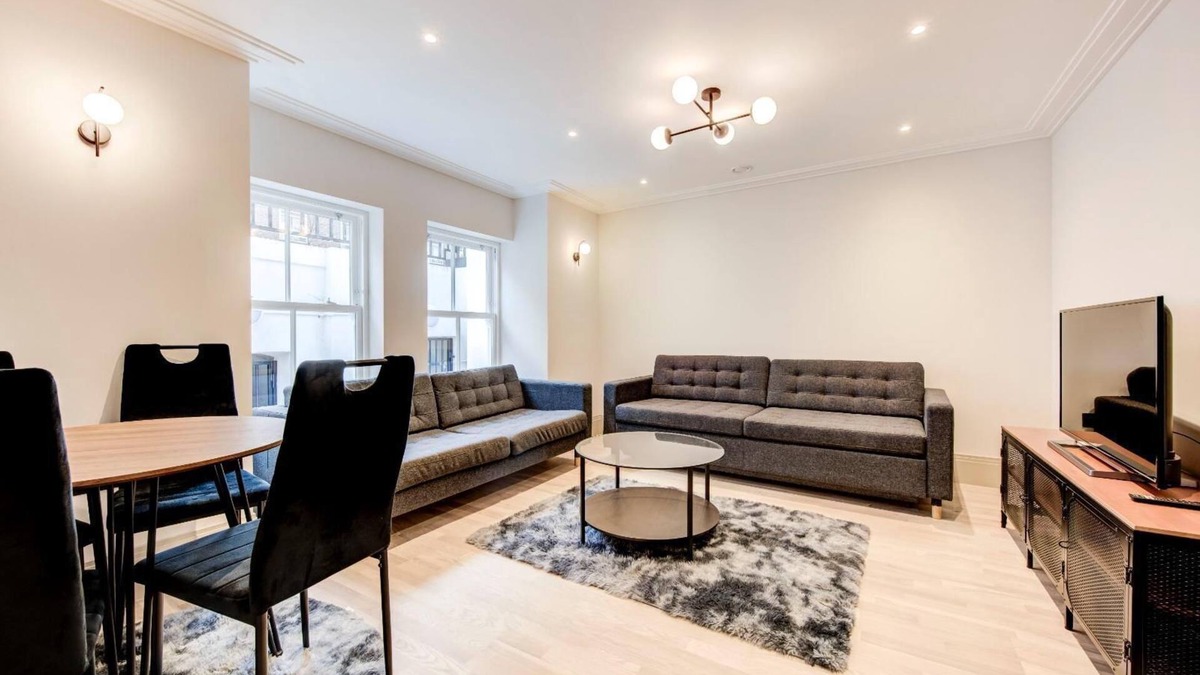 St. Pancras Apartment | Modern 2Bed 1 Bath 5ppl/1 min Russel Square Tube