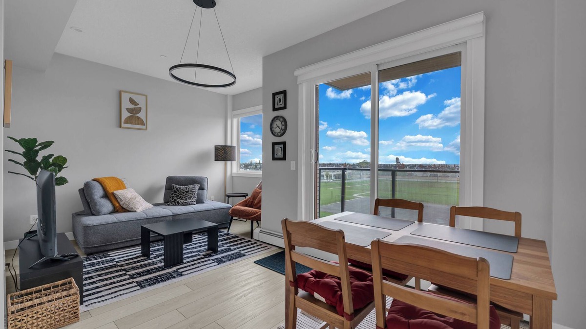 West Springs Condo | Modern 2BR Suite with Underground Parking in SW Calgary